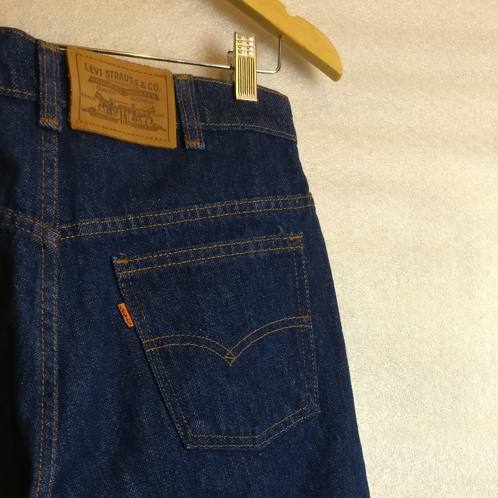 RaRe 90s LEVIS Orange Tab "Diamond Arcuate" 100% Cotton Blue Sanforized Jeans